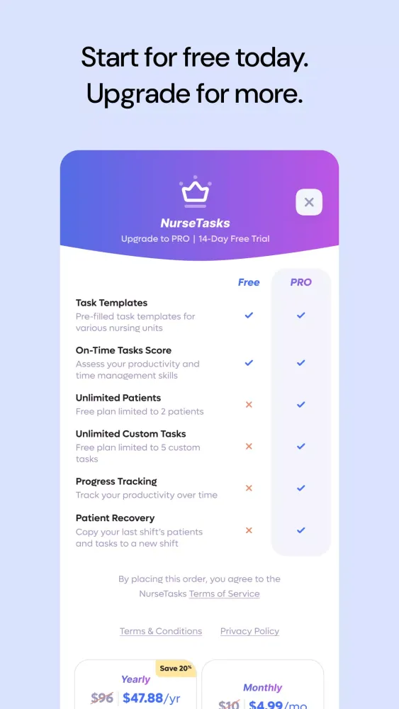 NurseTasks应用截图