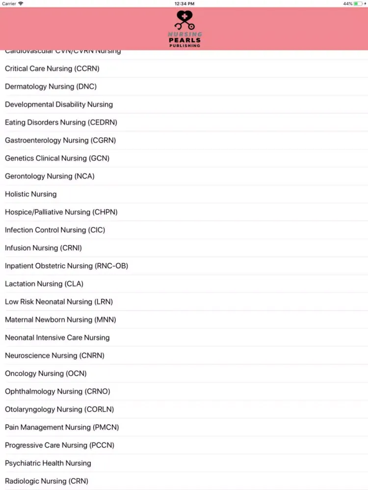 Medical Nursing iPad  Screenshots
