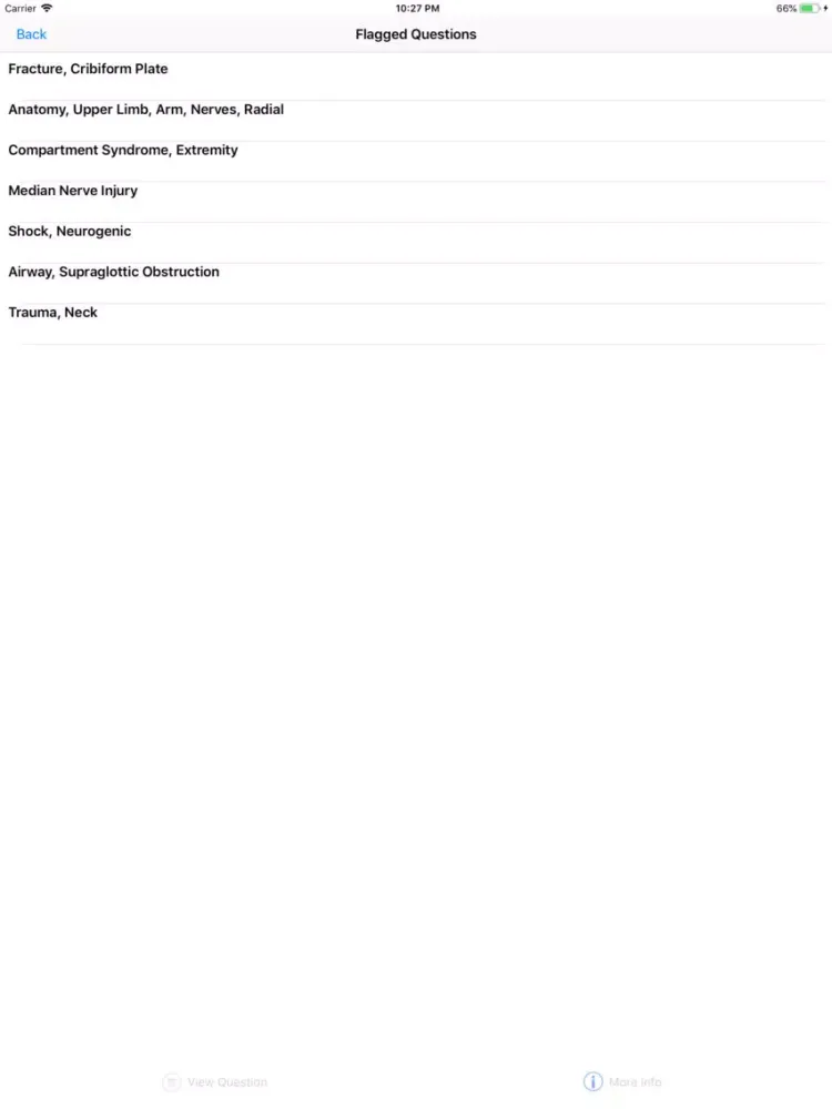 Trauma Nursing iPad  스크린샷