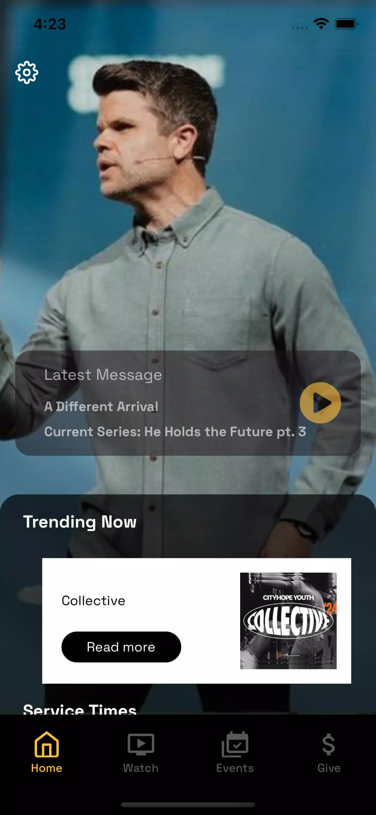 City Hope Church Mobile App Screenshots