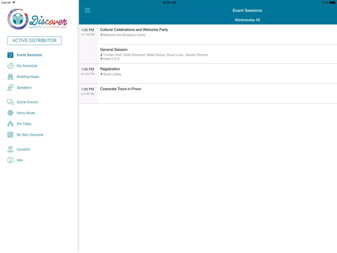 Nu Skin Discover Americas Convention iPad  স্ক্রিনশট