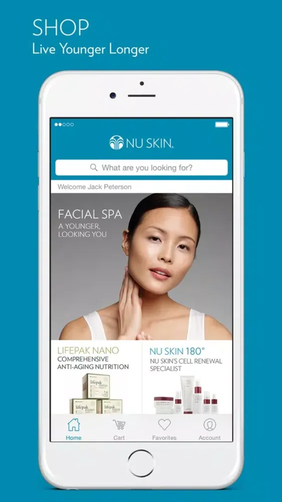 Capturas de pantalla de Nu Skin Shop