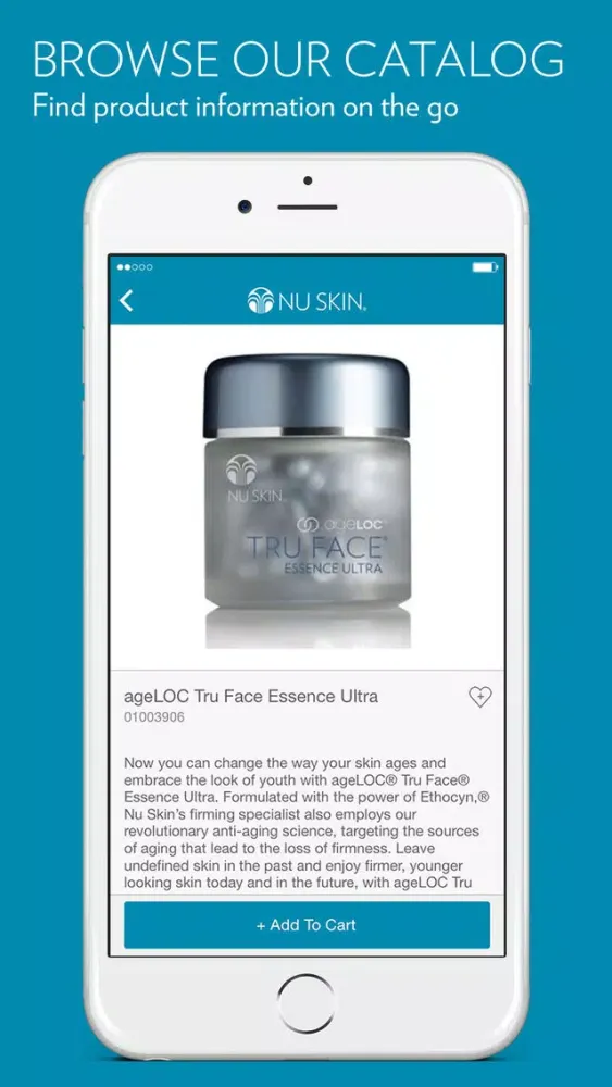 Capturas de pantalla de Nu Skin Shop