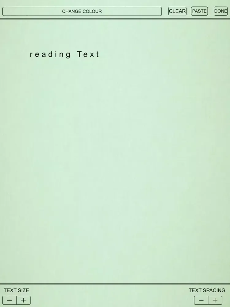 Capturas de tela do Dyslexia Paper Pro iPad 
