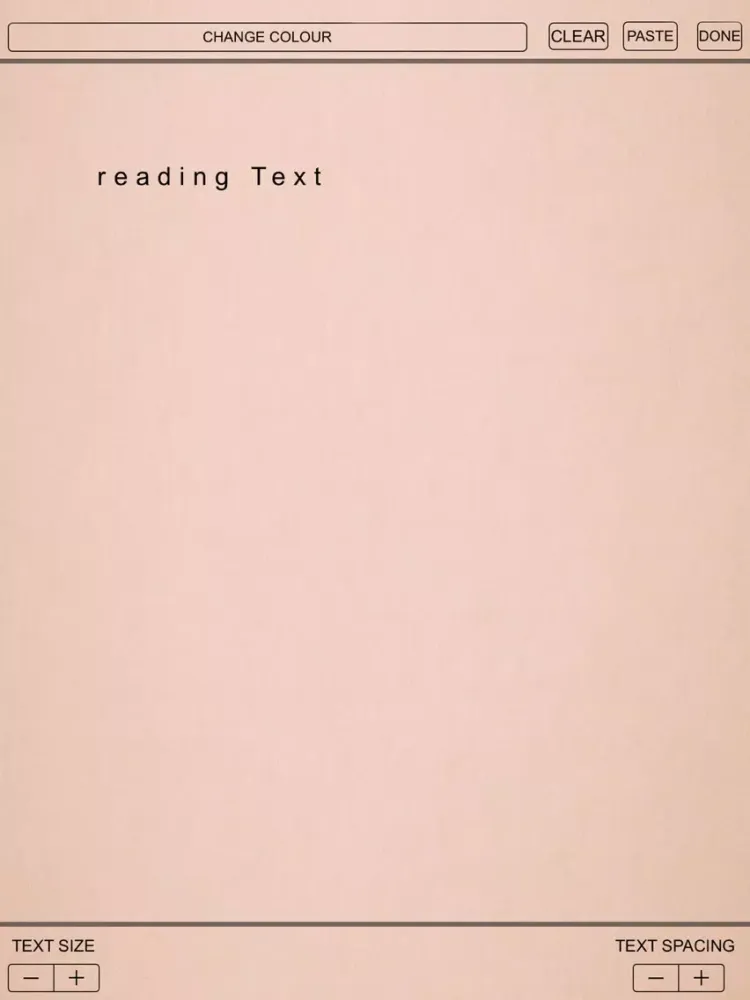 Capturas de tela do Dyslexia Paper Pro iPad 