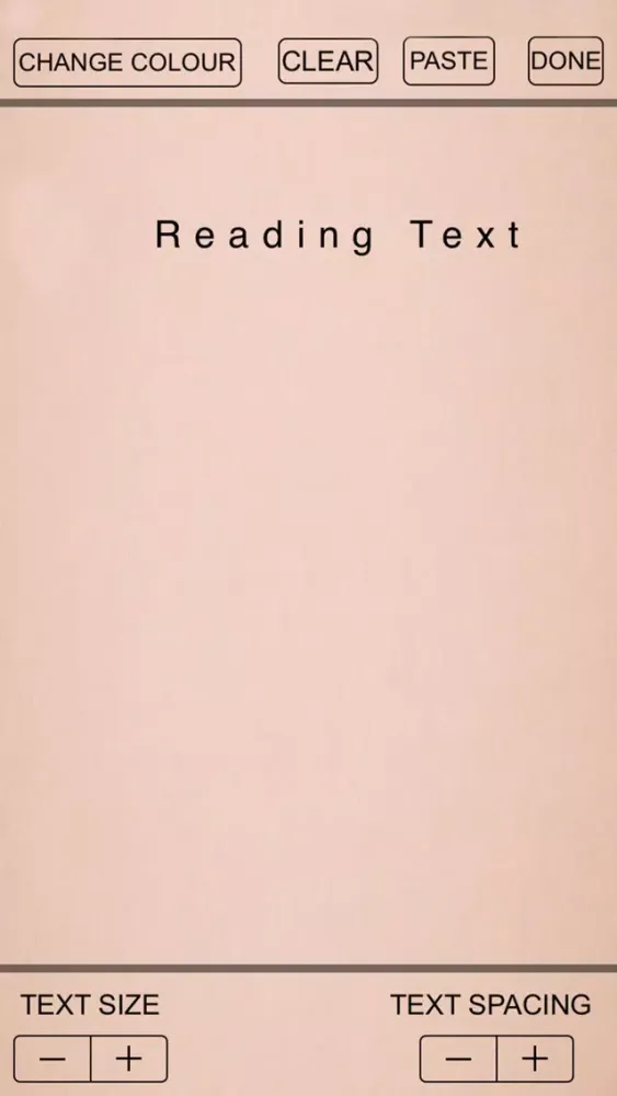 Capturas de tela do Dyslexia Paper Pro