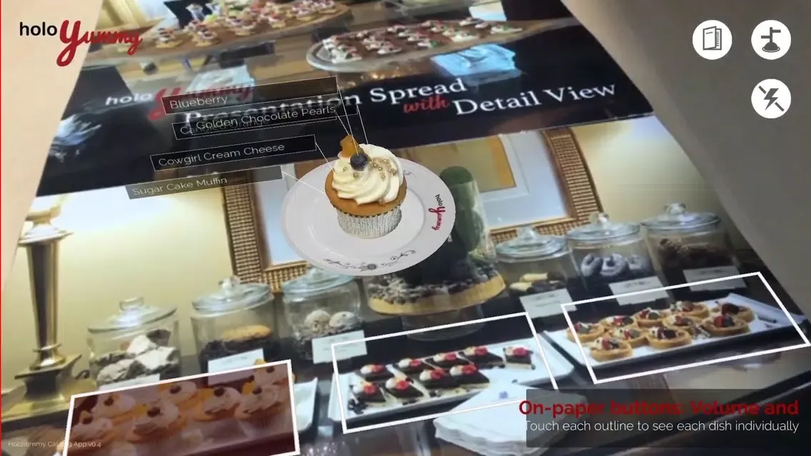 Скриншоты HoloYummy Catalog App