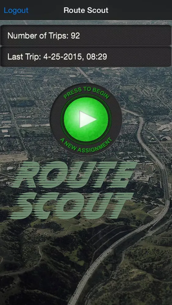 Captures d'écran de RouteScout
