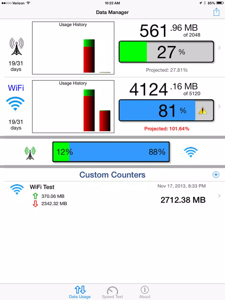 Data Manager Pro - Data Usage iPad  Ekran Görüntüleri