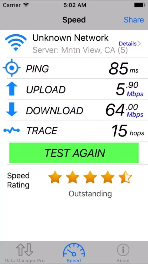 ภาพหน้าจอของ Data Manager Pro - Data Usage