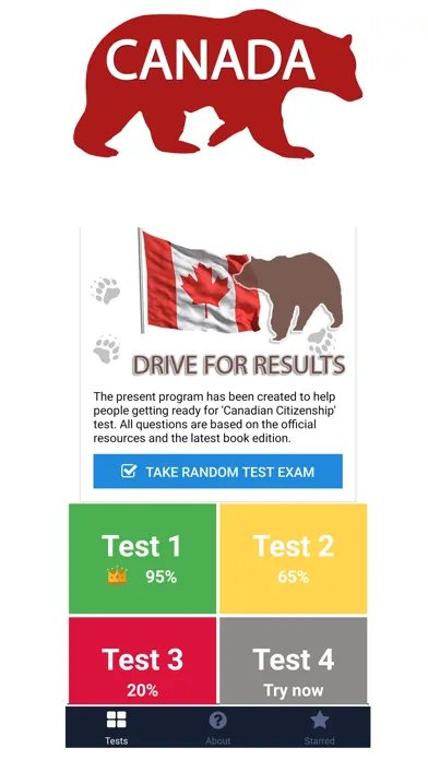 Zrzuty ekranu Canadian citizenship [TEST]
