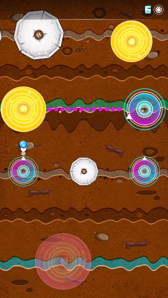 Ảnh chụp màn hình của Fun Fast Addictive Bubble Ball Dots