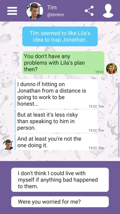 Hey Love Tim: Chat Story Screenshots