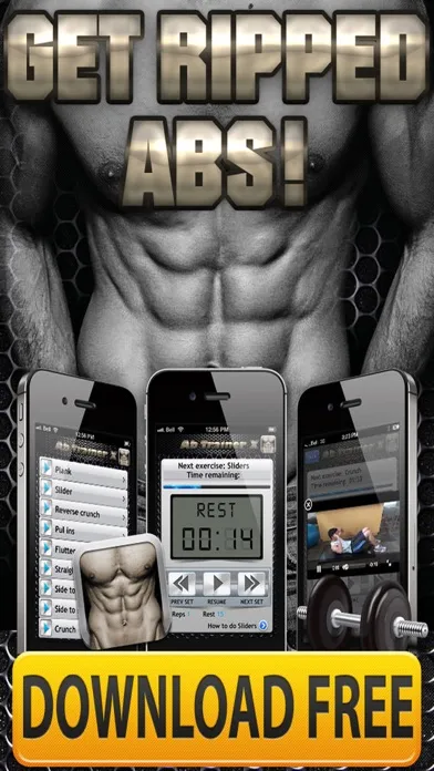 Screenshot di Ab Trainer X FREE+ Six-Pack Abs Exercises Workouts