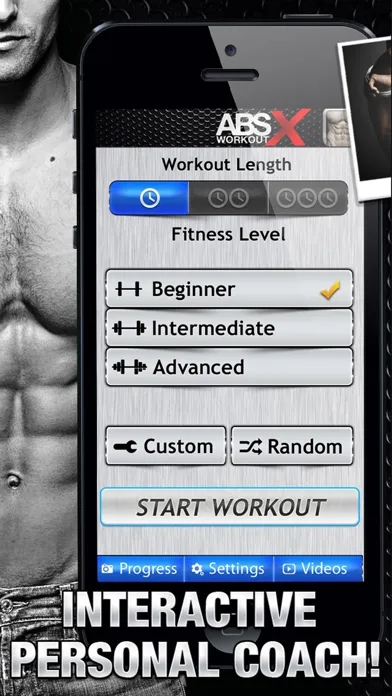 Capturas de tela do Ab Workout X FREE+ Six-Pack Core Abdomen Exercises
