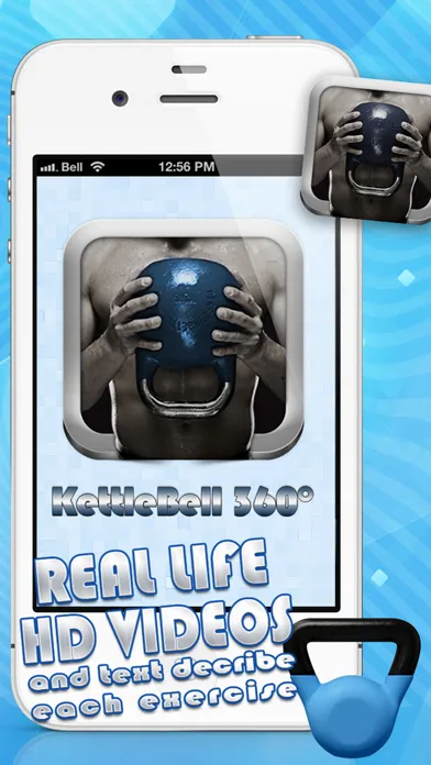 Ảnh chụp màn hình của KettleBell Workout 360° FREE HD - Dumbbell Exercises Cross Trainer