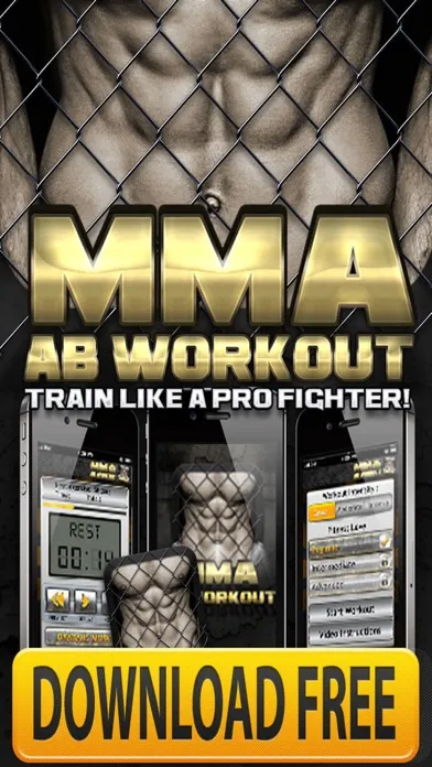 Ab Workouts MMA+ FREE Core Strength Abdominal Flex স্ক্রিনশট