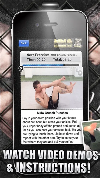 Ab Workouts MMA+ FREE Core Strength Abdominal Flex স্ক্রিনশট