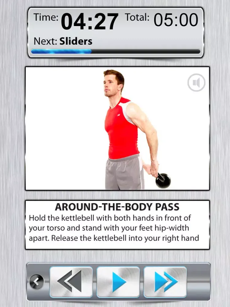 KettleBell Workout 360° PRO - Dumbbell Exercises Cross Trainer iPad 应用截图