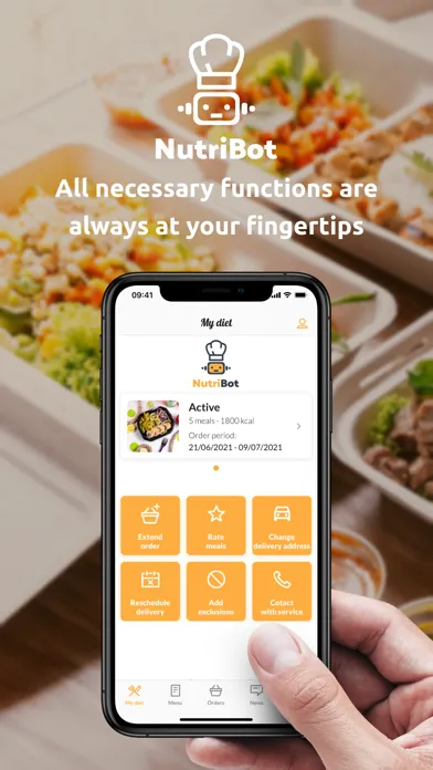 تصاویر NutriBot Meal Plan & Orders