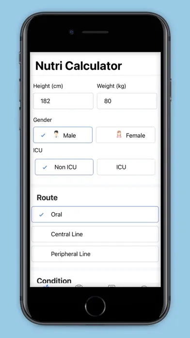 Nutri-Calculator应用截图