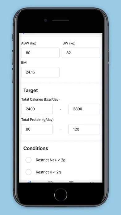 Nutri-Calculator应用截图