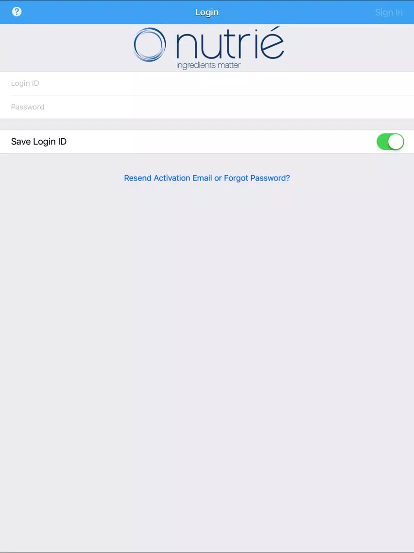 Nutrie Pay iPad 应用截图