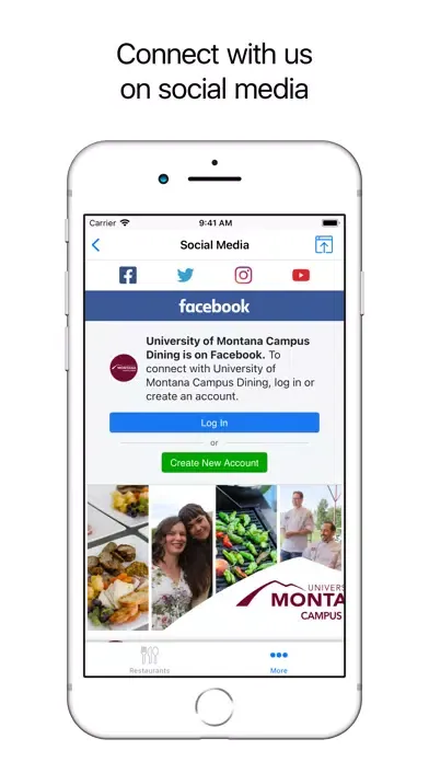 UM Campus Dining Screenshots