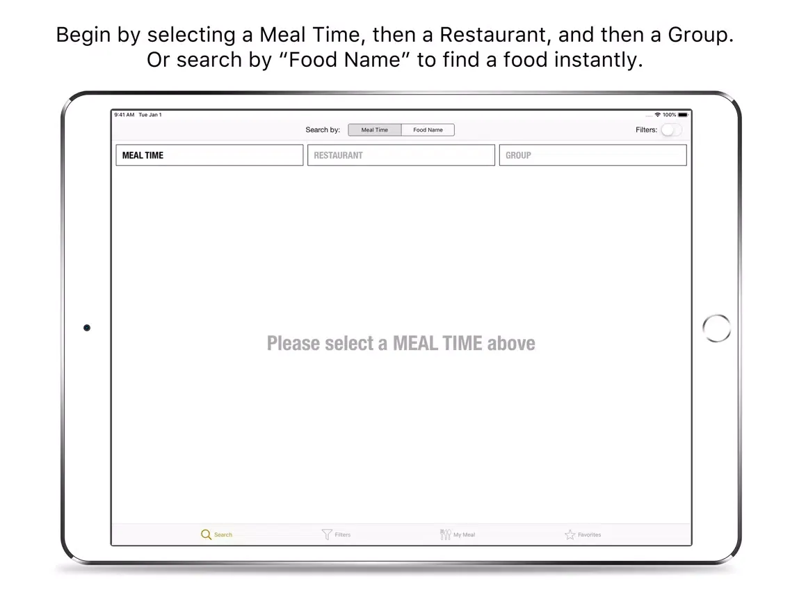 Nutrition - Vanderbilt iPad  Screenshots
