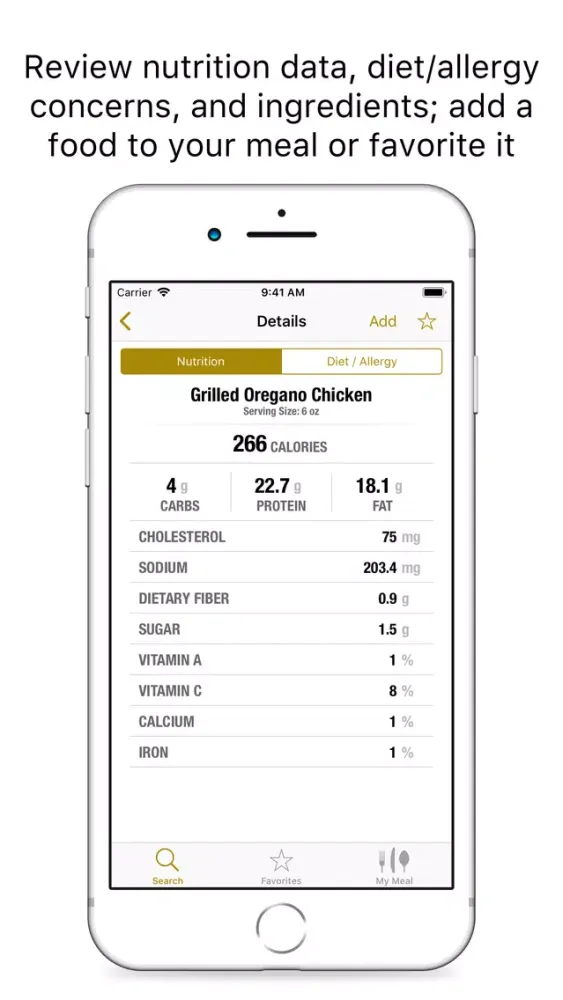 Nutrition - Vanderbilt Screenshots