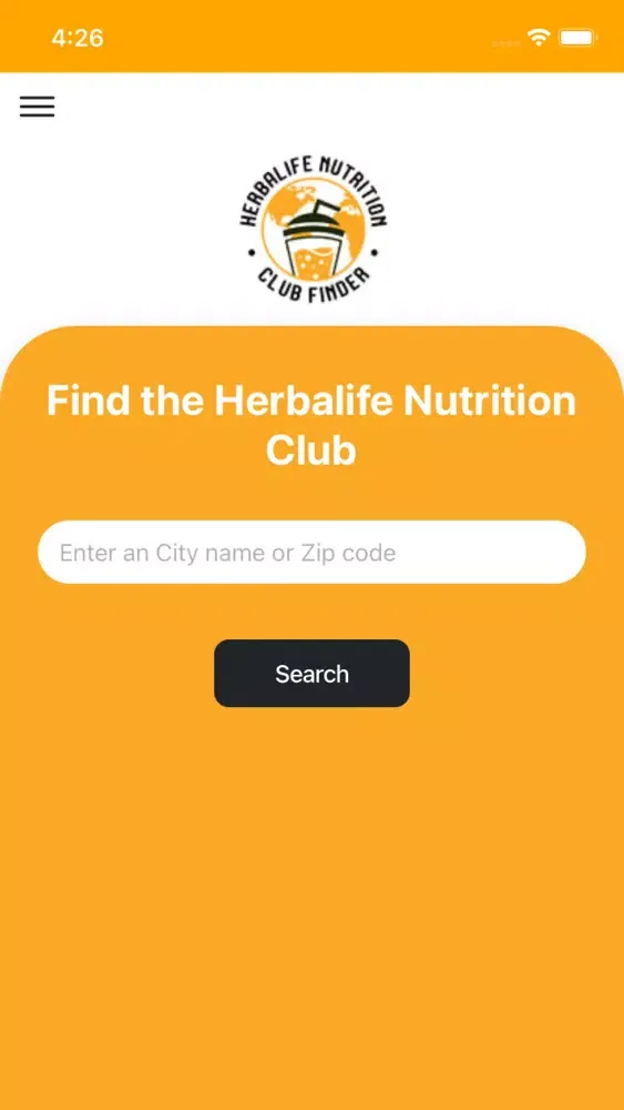 Nutrition club finder スクリーンショット