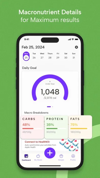 Ảnh chụp màn hình của Track My Calories Now