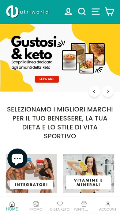 NutriWorld: Integratori e Keto Ekran Görüntüleri