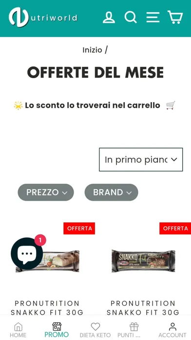 NutriWorld: Integratori e Keto Ekran Görüntüleri