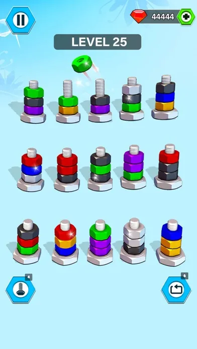 Captures d'écran de Nuts Bolts 3D Screw Sort Games