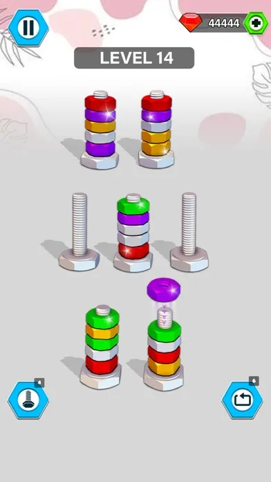 Captures d'écran de Nuts Bolts 3D Screw Sort Games