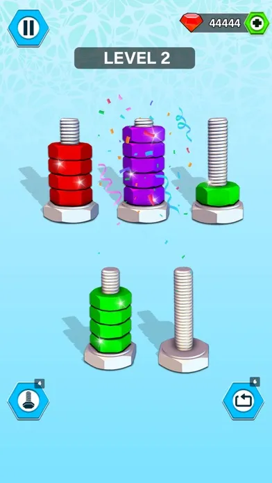 Captures d'écran de Nuts Bolts 3D Screw Sort Games