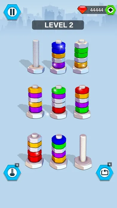 Captures d'écran de Nuts Bolts 3D Screw Sort Games