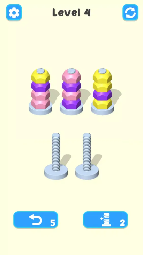 Nuts Sort - Color Puzzle Screenshots