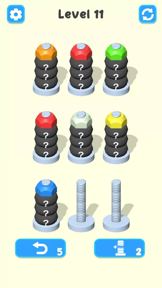 Nuts Sort - Color Puzzle Screenshots