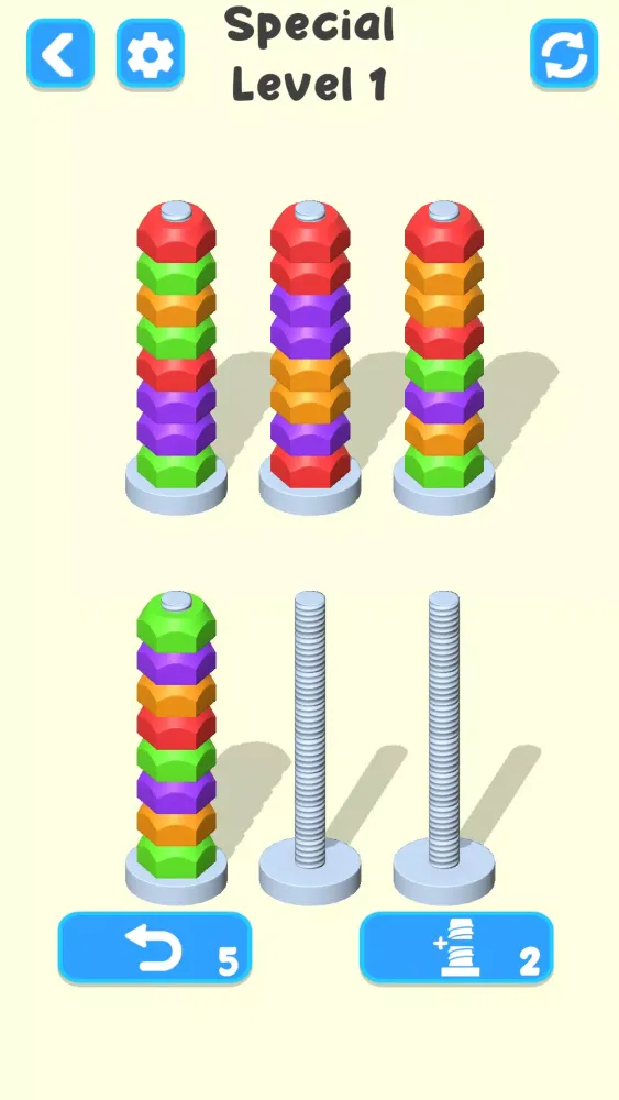 Nuts Sort - Color Puzzle Screenshots