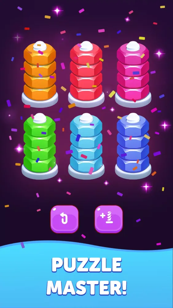 Nuts Sort - Color Bolt Screenshots