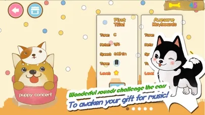 صور Puppy Concert-Listen to melody & play it on instruments