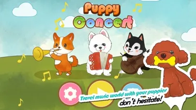 صور Puppy Concert-Listen to melody & play it on instruments