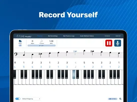 ภาพหน้าจอของ Music Scales - NuTune Music iPad 