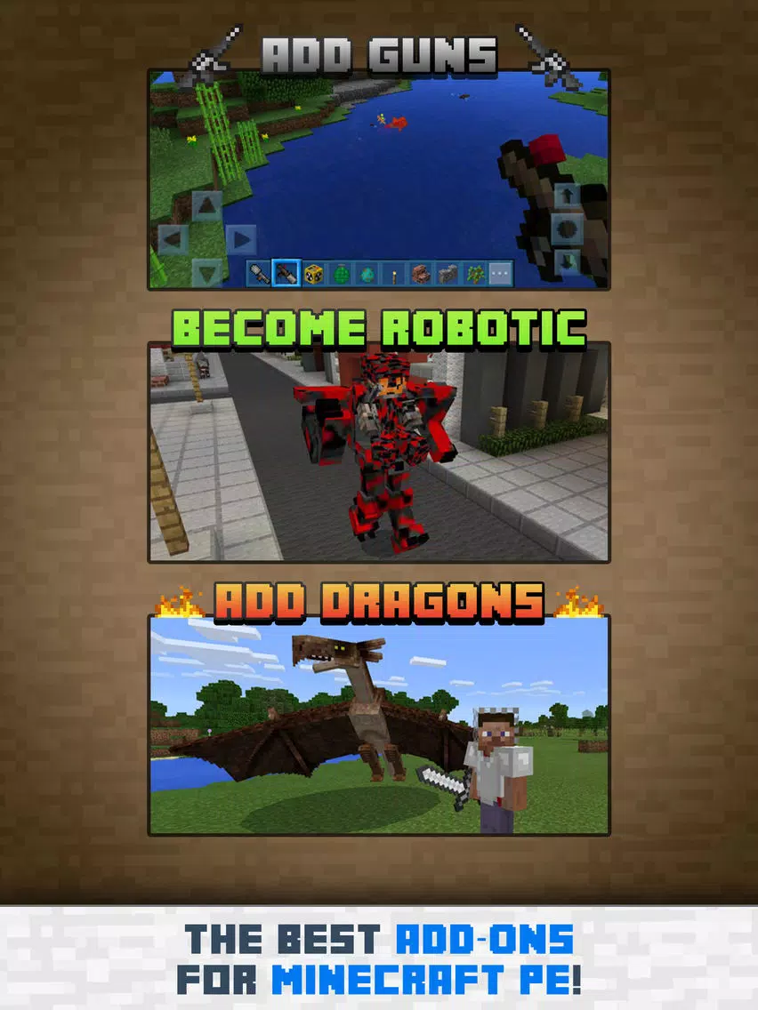 Capturas de pantalla de Add-Ons for Minecraft PE iPad 