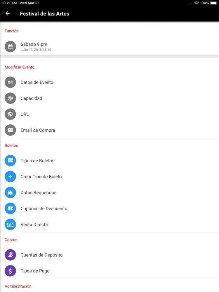 Boletópolis iPad  스크린샷