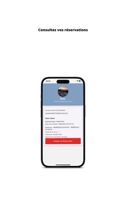 Zrzuty ekranu Homely - App de Reservation