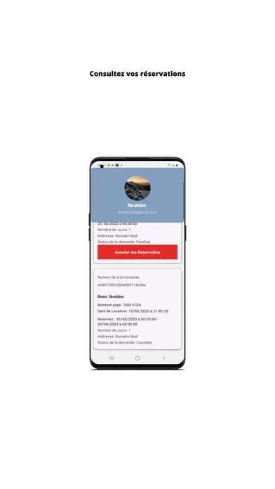Zrzuty ekranu Homely - App de Reservation