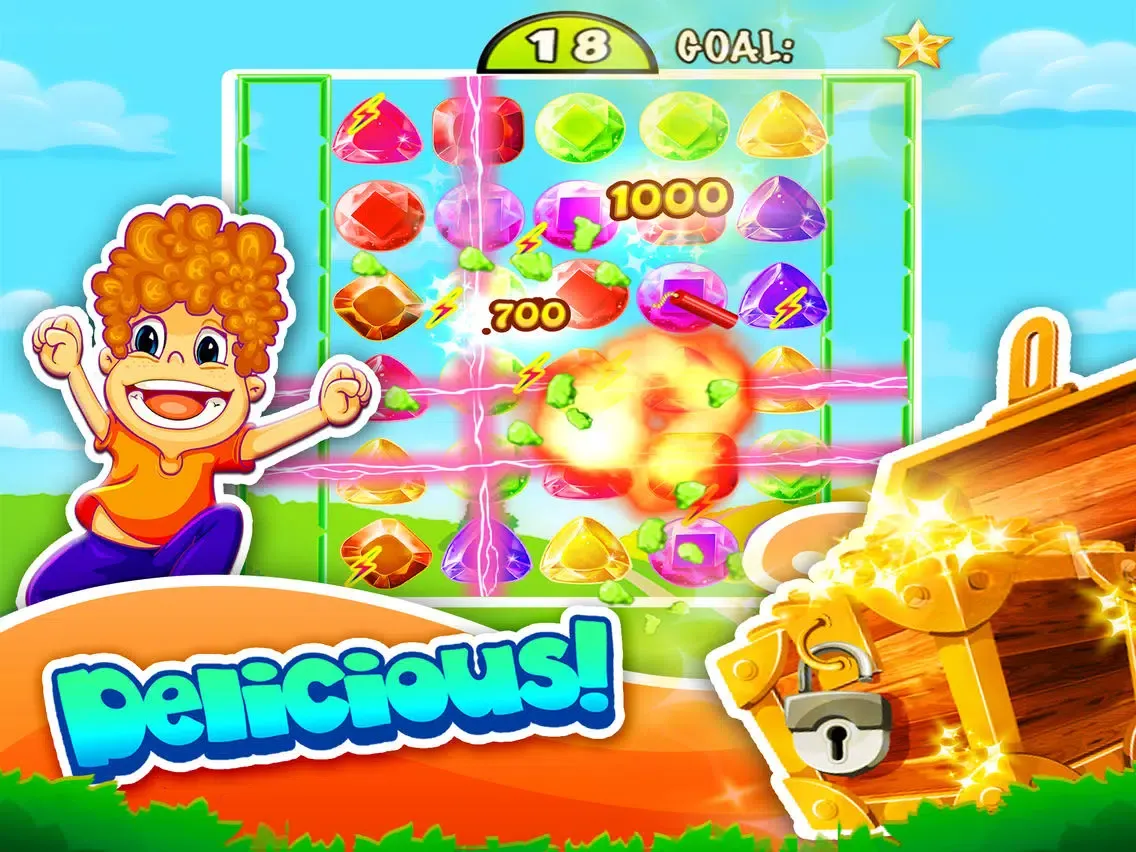 Jewel Candy Bash - be an alien pop hero to feed hungry babies monsters iPad  Screenshots